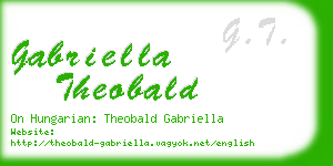 gabriella theobald business card